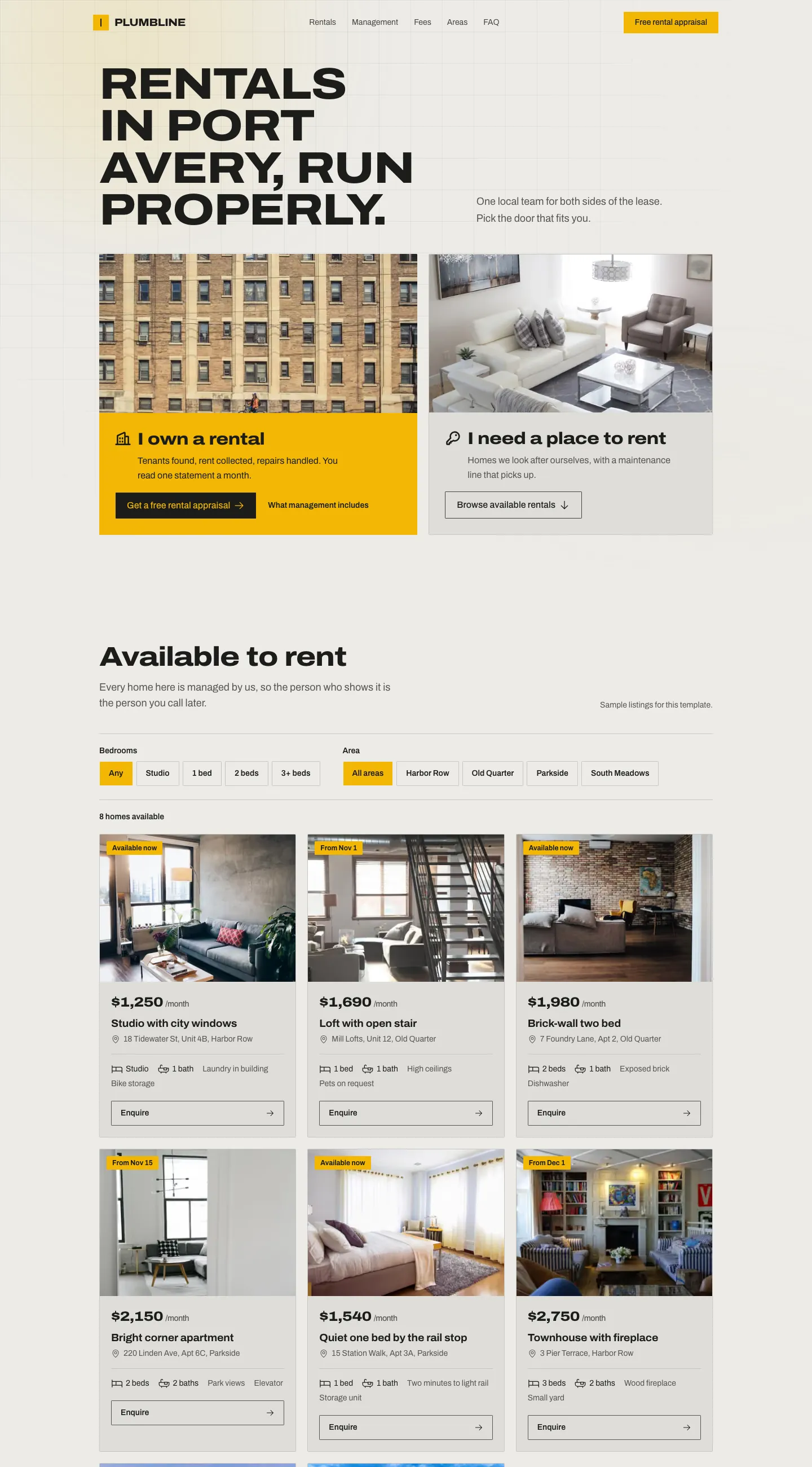 Plumbline template